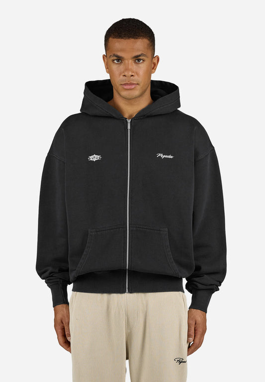 COLTEN JACKET - Sweat zippé - vintage black