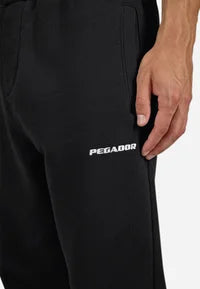 LOGO HEAVY JOGGER - Tracksuit bottoms - washed black