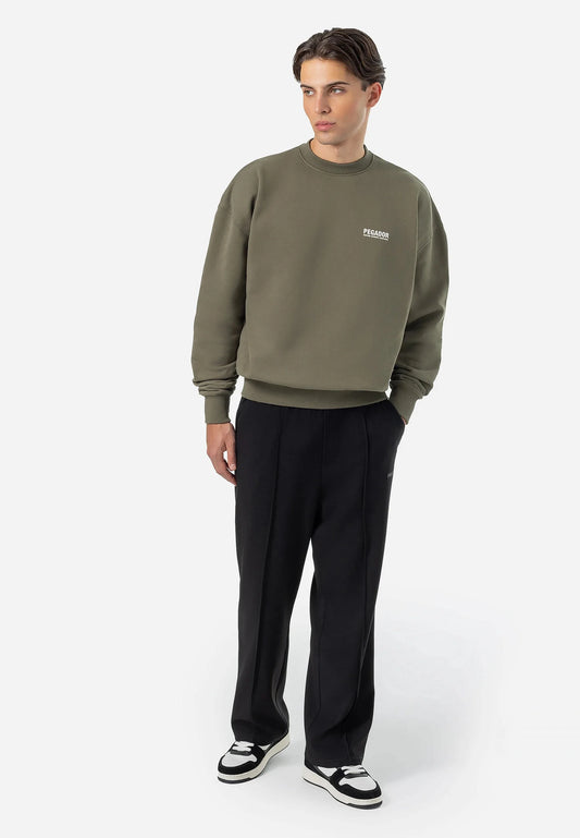 CLINTON OVERSIZED - Sweatshirt - washed faded olive