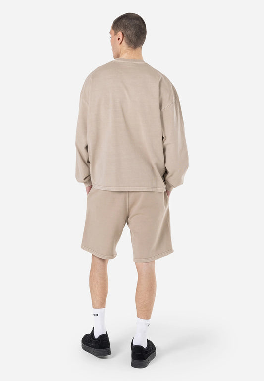 RUSK LOGO - Long sleeved top - vintage dark stone