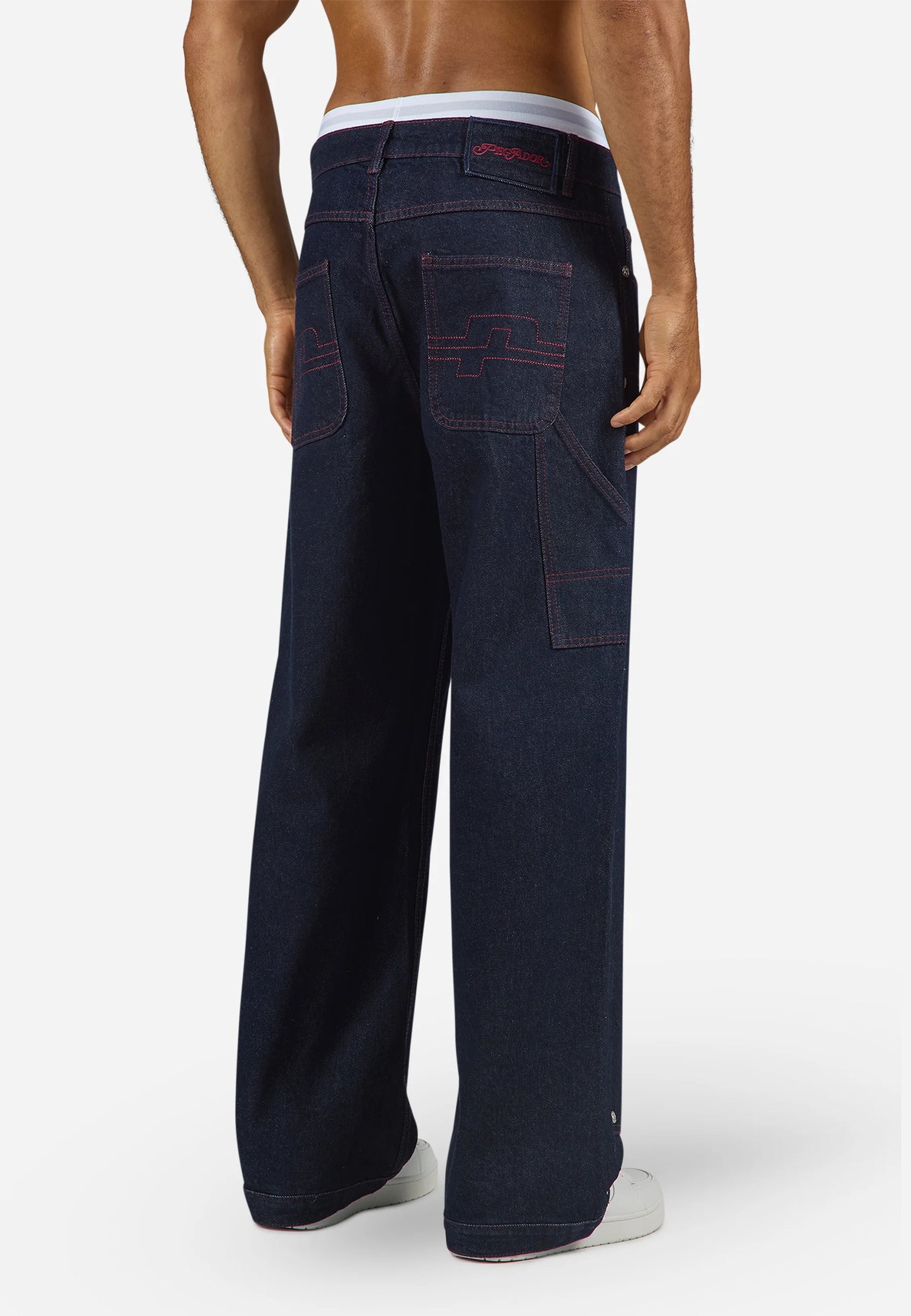 APEX - Loose Jeans - dark raw blue