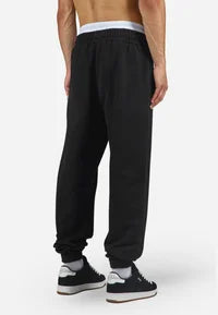 LOGO HEAVY JOGGER - Tracksuit bottoms - washed black