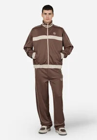 ZERNO PANTS - Tracksuit bottoms - cozy brown