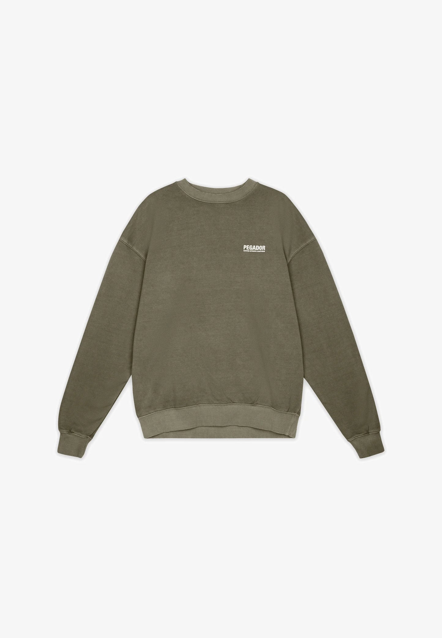 CLINTON OVERSIZED - Sweatshirt - washed faded olive