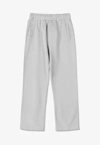 LOGO WIDE PANTS - Tracksuit bottoms - washed unbleached white gum