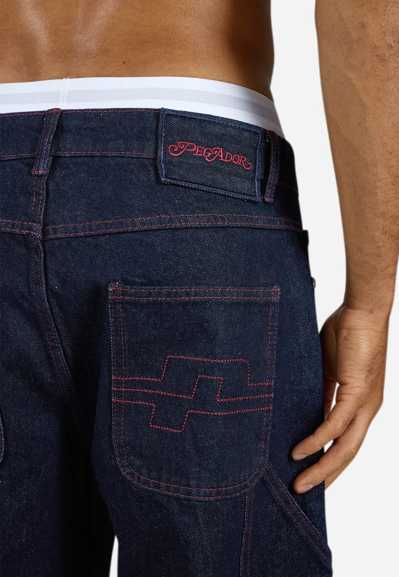 APEX - Loose Jeans - dark raw blue