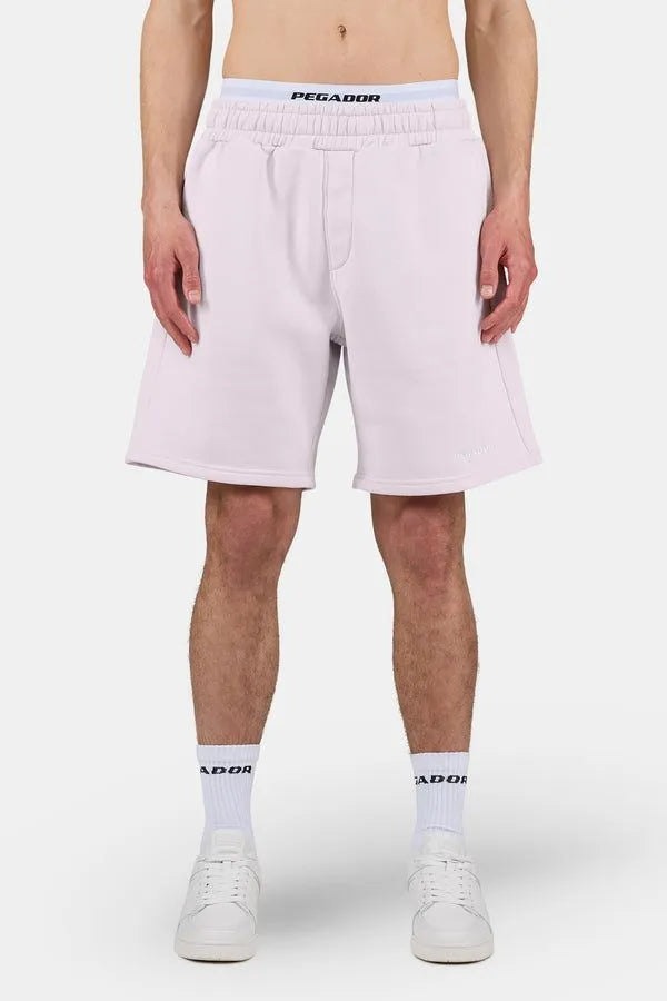 Logo Heavy Sweat Pink Shorts