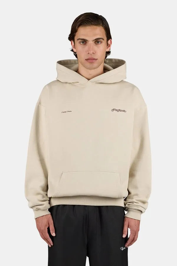 Pegadore Tate Structured Oversized Hoodie Beige