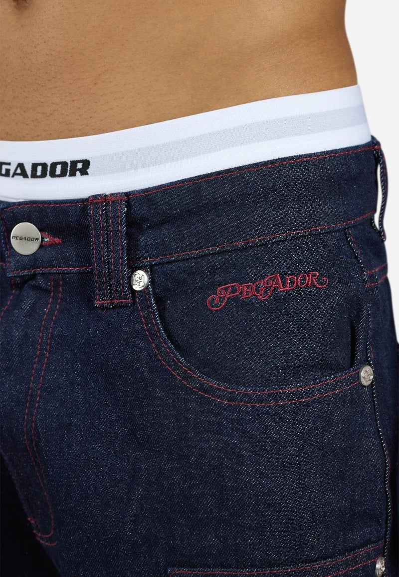 APEX - Loose Jeans - dark raw blue