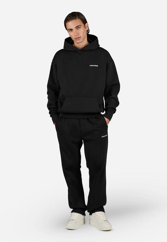 LOGO HOODIE - Sweatshirt - washed black