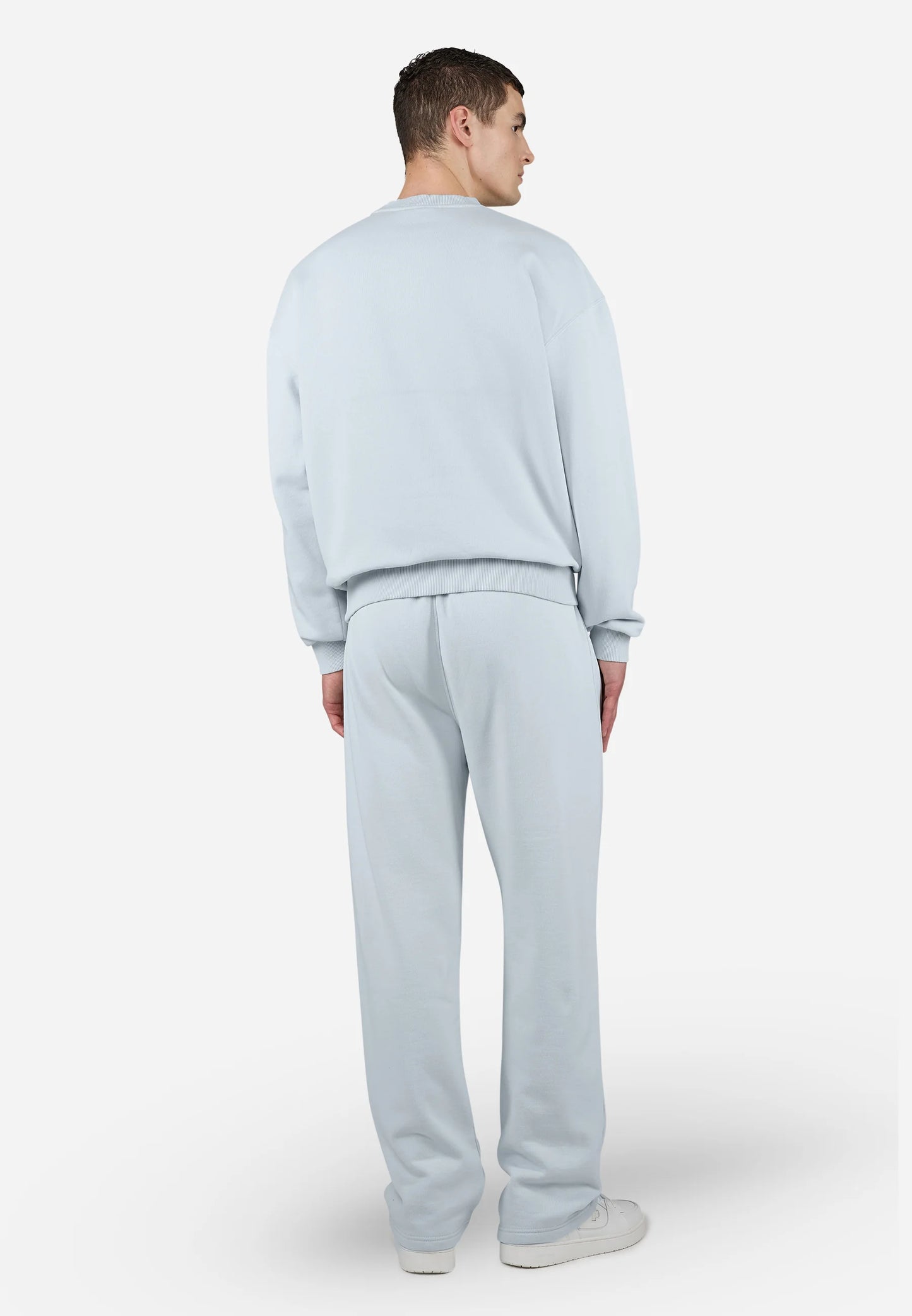 LOGO OVERSIZED SWEATER - Sweatshirt - washed dream blue white gum