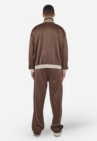 ZERNO PANTS - Tracksuit bottoms - cozy brown