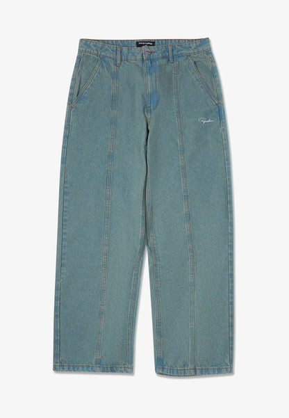 STEM - Loose Jeans - washed vintage blue