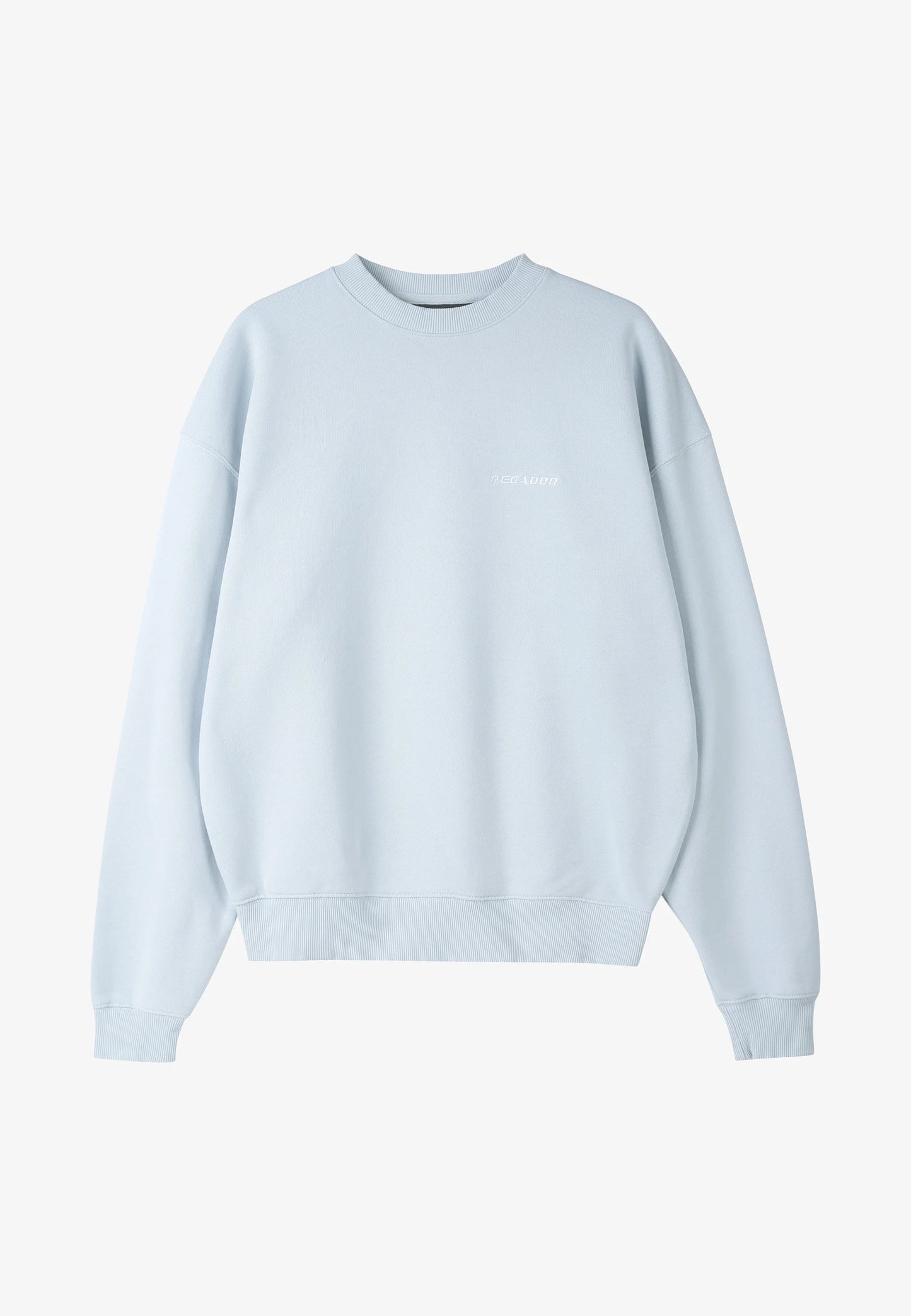 LOGO OVERSIZED SWEATER - Sweatshirt - washed dream blue white gum