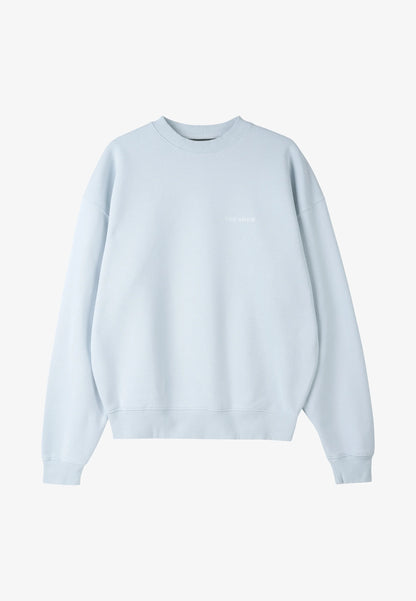 LOGO OVERSIZED SWEATER - Sweatshirt - washed dream blue white gum