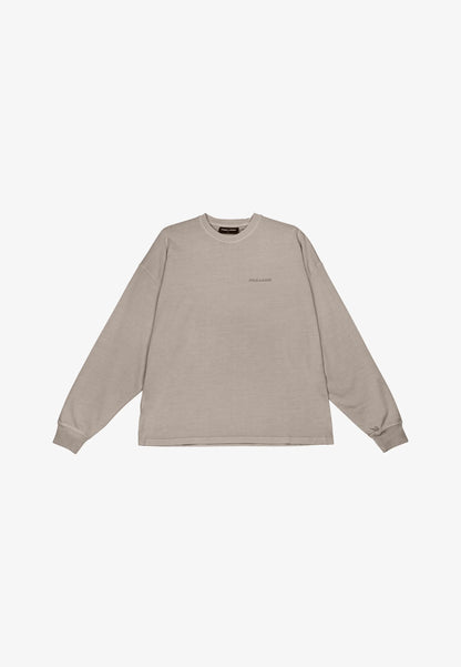 RUSK LOGO - Long sleeved top - vintage dark stone