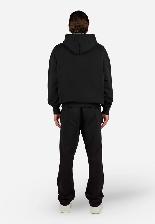 LOGO HOODIE - Sweatshirt - washed black