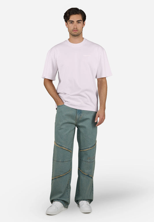 WAYNE WIDE - Relaxed fit jeans - washed vintage blue