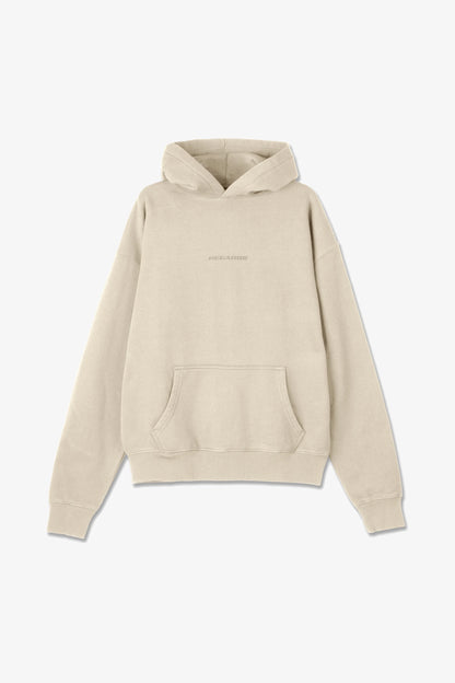 COLNE LOGO HOODIE - Sweat à capuche - washed stone rough feather stone