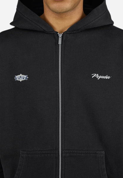 COLTEN JACKET - Sweat zippé - vintage black