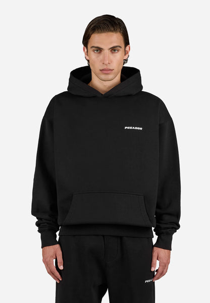 LOGO HOODIE - Sweatshirt - washed black