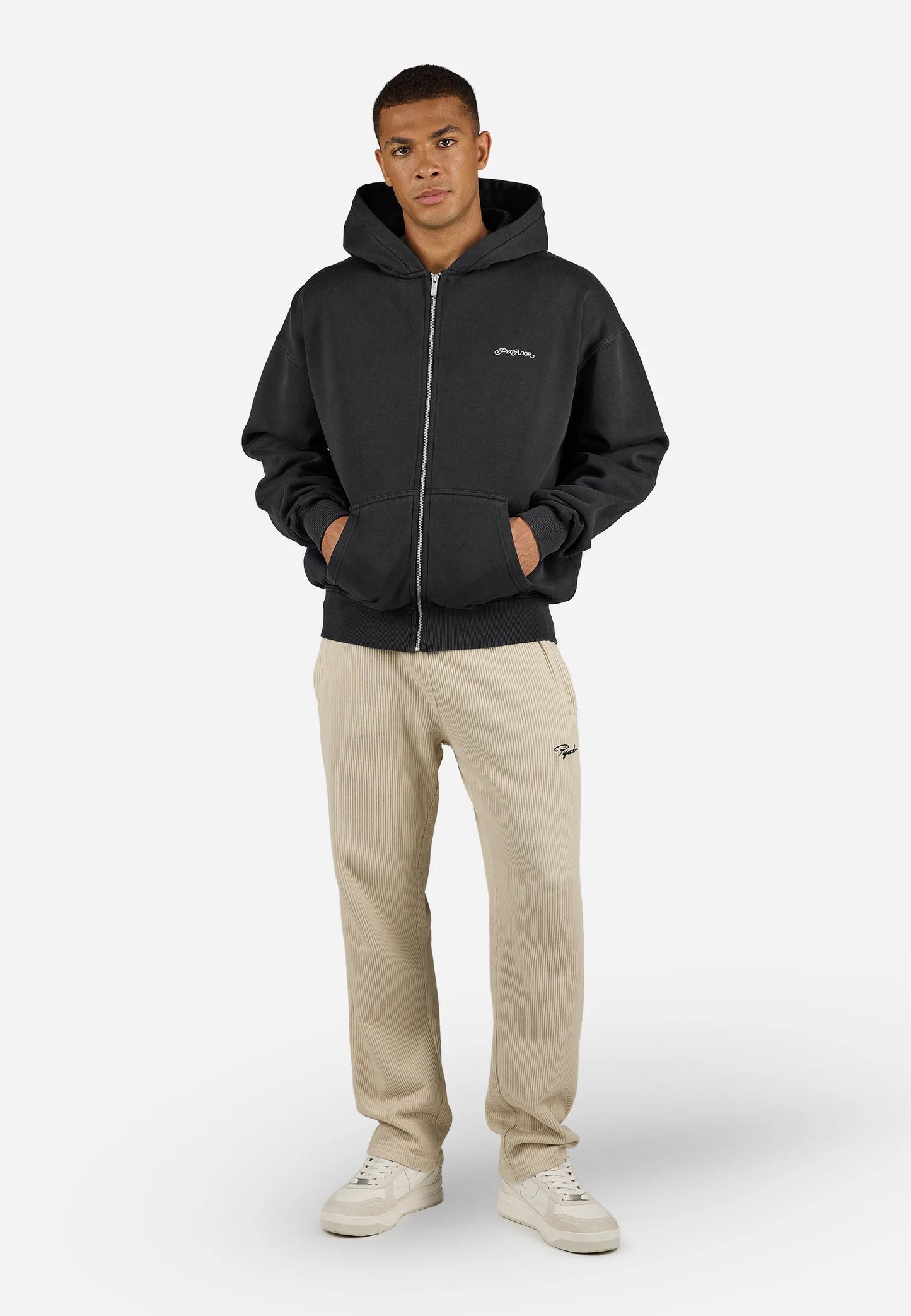 PUYO JACKET - Sweat zippé - vintage black