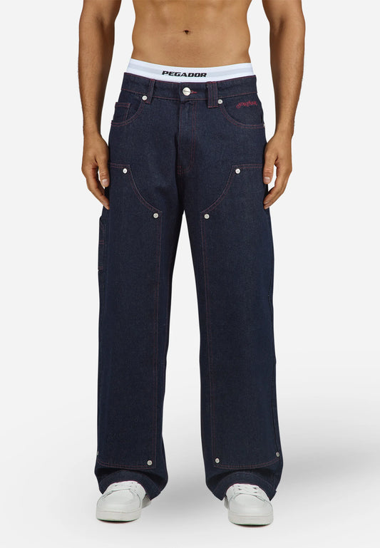 APEX - Loose Jeans - dark raw blue