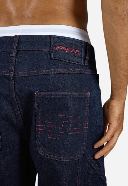 APEX - Loose Jeans - dark raw blue