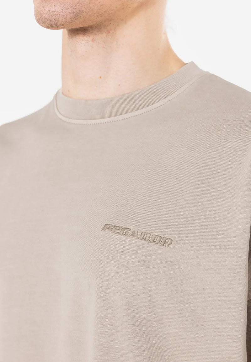 RUSK LOGO - Long sleeved top - vintage dark stone