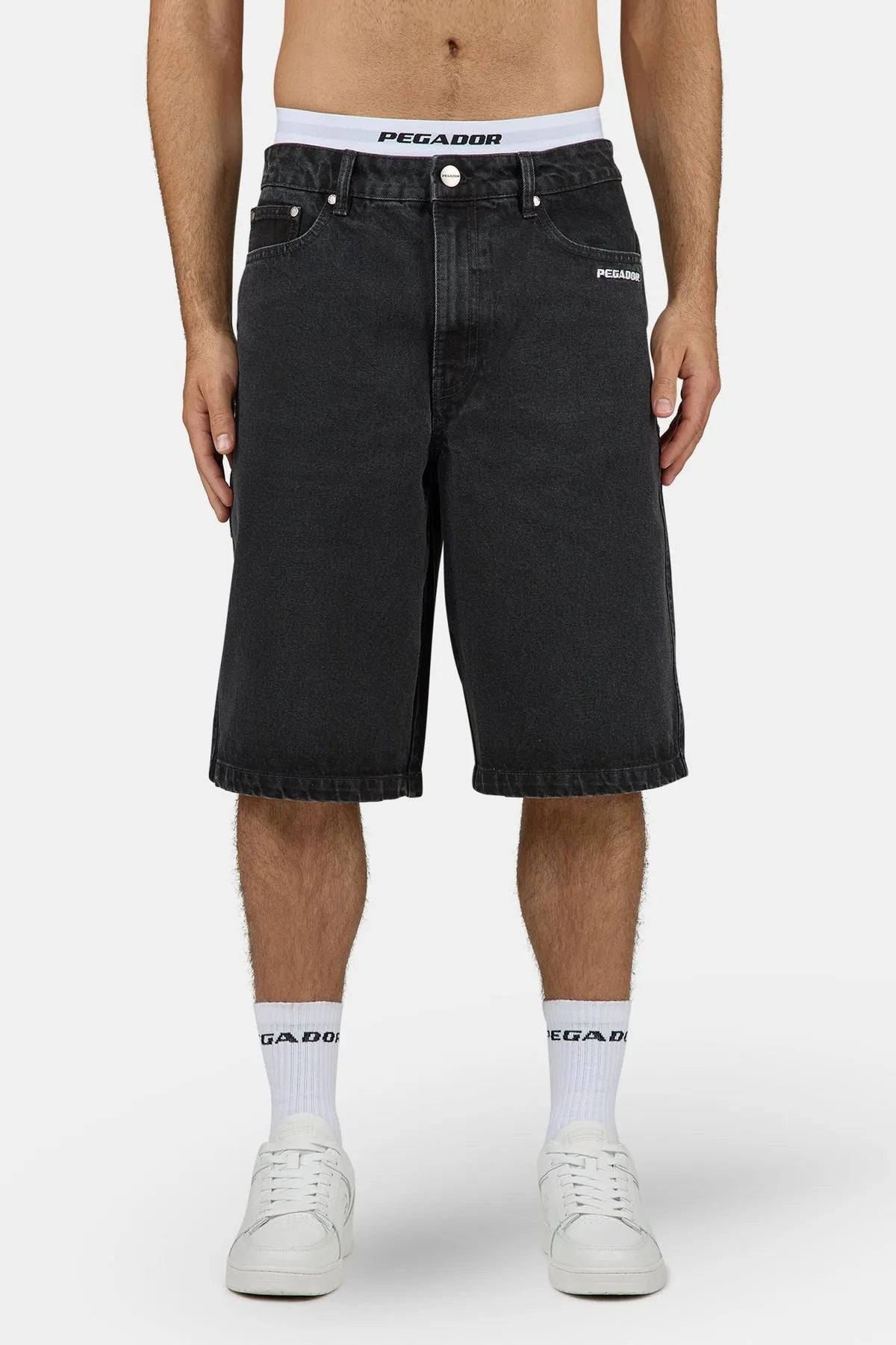 Black Kolar Washed Shorts