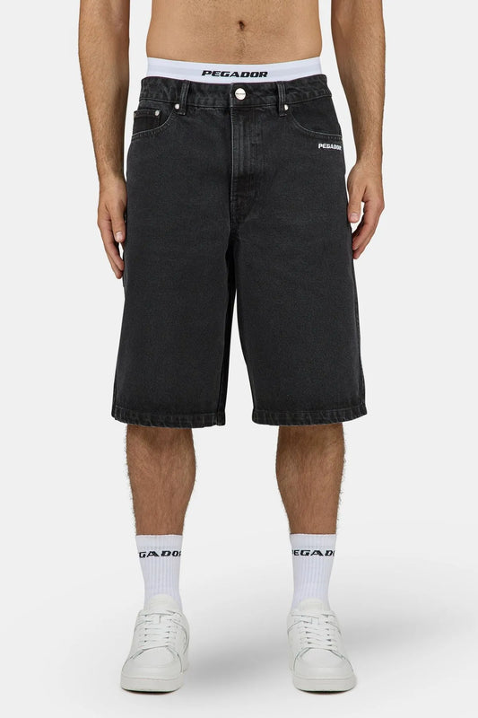 Black Kolar Washed Shorts