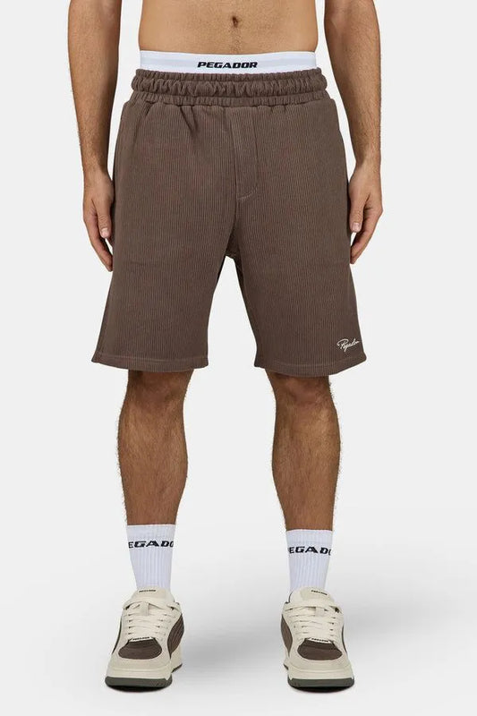 Signar Heavy Rib Brown Shorts