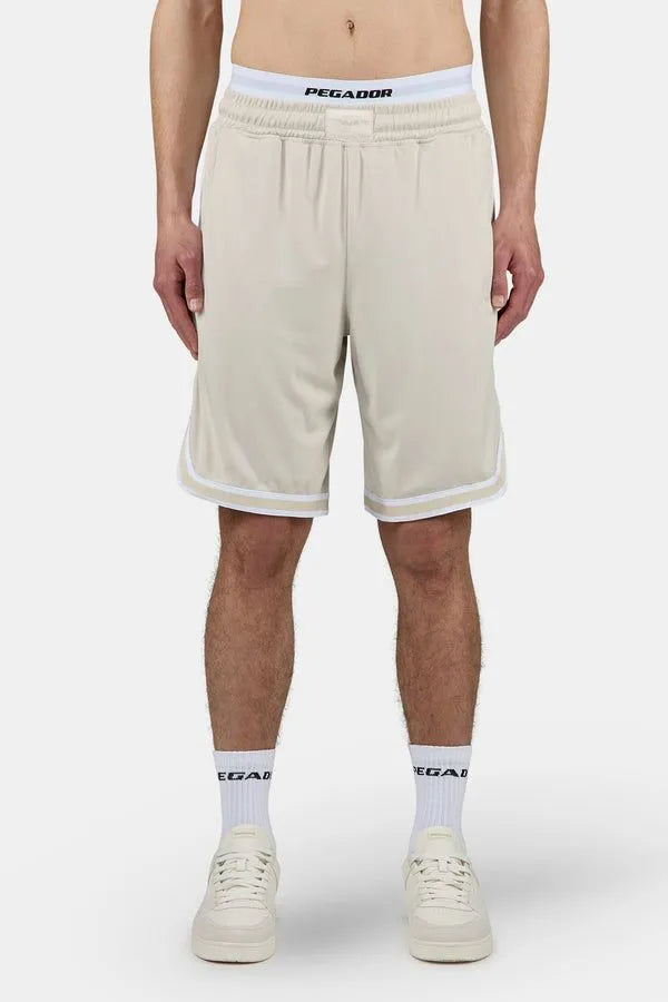 Signar Heavy Rib Beige Shorts