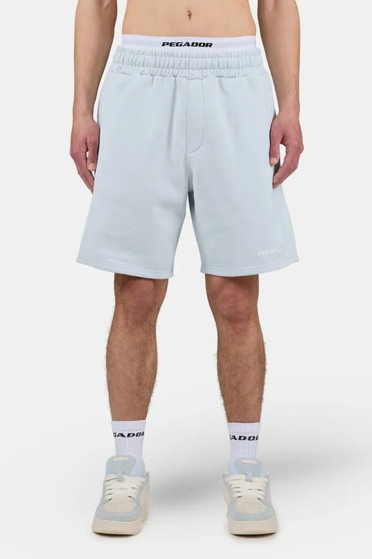 Logo Heavy Sweat Shorts Dream Blue