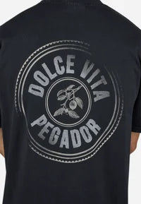 Pegador NUEVO TEE - Print T-shirt - vintage black